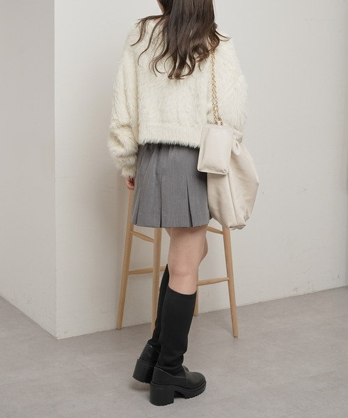 Chico（チコ）の「チェーンショルダーBIGレザーバッグ（ショルダーバッグ・レディース・ブラック/シルバー/アイボリー・FREE）」の17枚目の写真