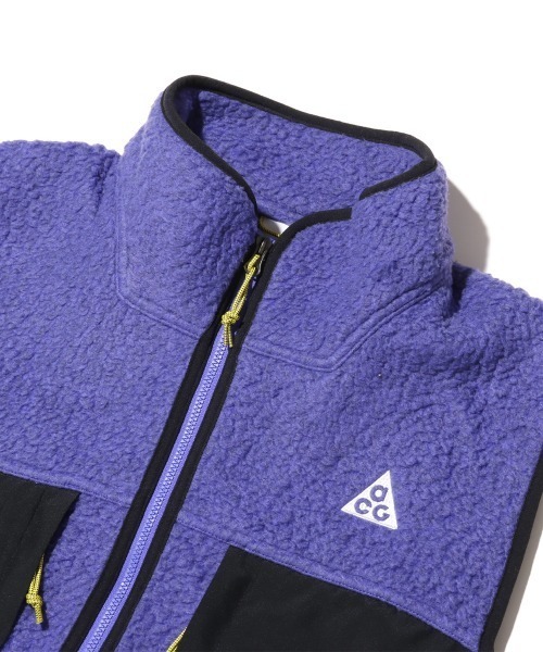 NIKE ACG（ナイキエィシージー）の「NIKE  ACG ARCTIC WOLF VEST / ナイキ エーシージー アークティック ウルフ ベスト 【SP】（ベスト・メンズ・ブラウン/パープル・M/XL/L/S）」の6枚目の写真