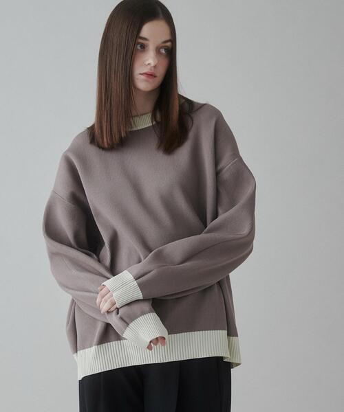 LUCY（ルーシー）の「LUCY/クリアライトリバーシブルプルオーバー（ニット/セーター・メンズ・ブラック/ホワイト/グレー・LARGE/MEDIUM）」の4枚目の写真