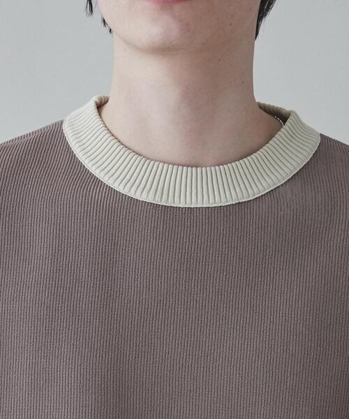 LUCY（ルーシー）の「LUCY/クリアライトリバーシブルプルオーバー（ニット/セーター・メンズ・ブラック/ホワイト/グレー・LARGE/MEDIUM）」の13枚目の写真