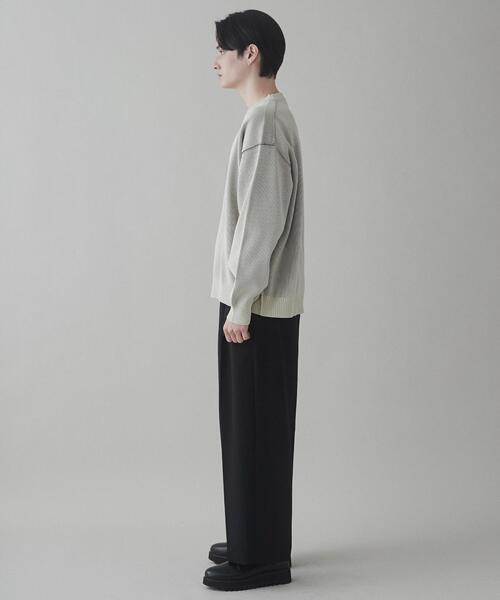 LUCY（ルーシー）の「LUCY/クリアライトリバーシブルプルオーバー（ニット/セーター・メンズ・ブラック/ホワイト/グレー・LARGE/MEDIUM）」の22枚目の写真