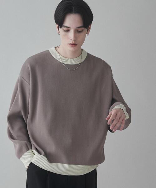 LUCY（ルーシー）の「LUCY/クリアライトリバーシブルプルオーバー（ニット/セーター・メンズ・ブラック/ホワイト/グレー・LARGE/MEDIUM）」の17枚目の写真