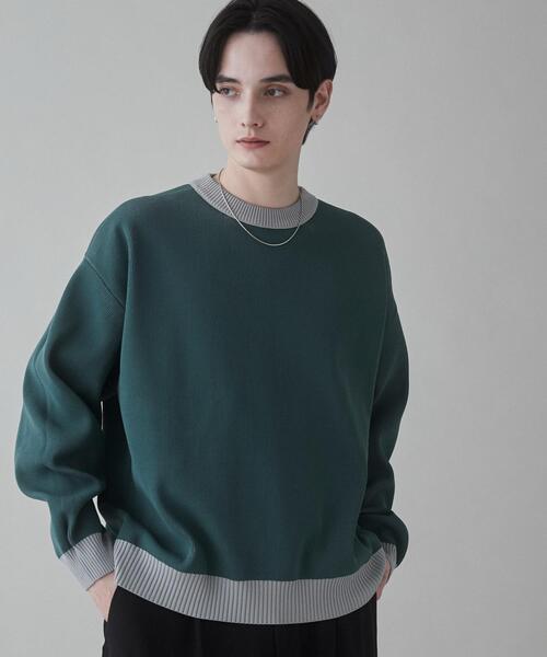 LUCY（ルーシー）の「LUCY/クリアライトリバーシブルプルオーバー（ニット/セーター・メンズ・ブラック/ホワイト/グレー・LARGE/MEDIUM）」の6枚目の写真