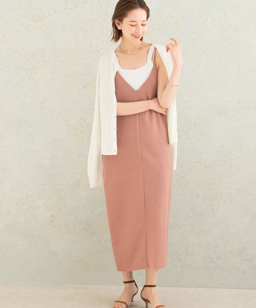 【美品】ルネ　2023年　リネンライクワンピース　オレンジ　36 allureville｜リネンライクオックスラップワンピース | Rakuten