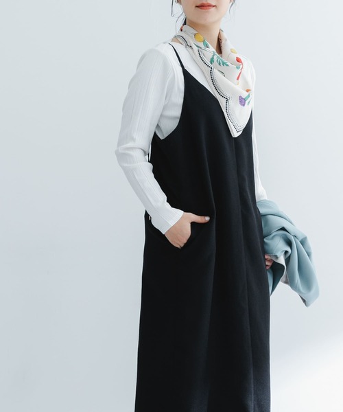 URBAN RESEARCH ROSSO WOMEN(アーバンリサーチ ロッソ)の「バックデザインリネンライクキャミワンピース(ワンピース・レディース・ベージュ/ブラック/ピンク・FREE)」の10枚目の写真