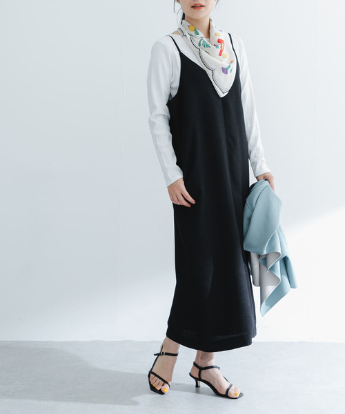 URBAN RESEARCH ROSSO WOMEN(アーバンリサーチ ロッソ)の「バックデザインリネンライクキャミワンピース(ワンピース・レディース・ベージュ/ブラック/ピンク・FREE)」の13枚目の写真