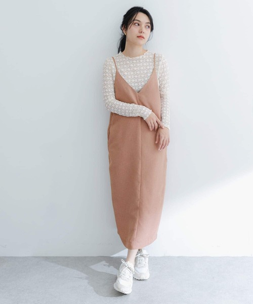 URBAN RESEARCH ROSSO WOMEN(アーバンリサーチ ロッソ)の「バックデザインリネンライクキャミワンピース(ワンピース・レディース・ベージュ/ブラック/ピンク・FREE)」の19枚目の写真