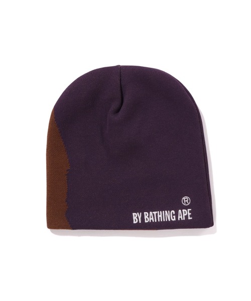 エイプのニット帽 ONE POINT APE HEAD KNIT CAP（ニットキャップ/ビーニー）｜A