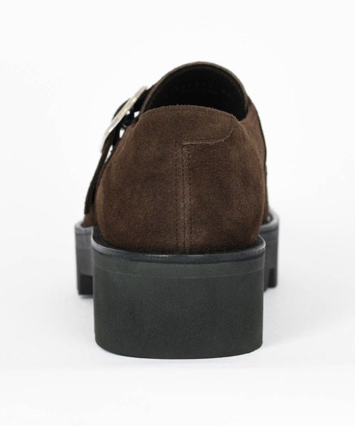 LAD MUSICIAN(ラッドミュージシャン)の「SUEDE MONK STRAP SHOES(ドレスシューズ・メンズ・ダークブラウン・42/44)」の4枚目の写真