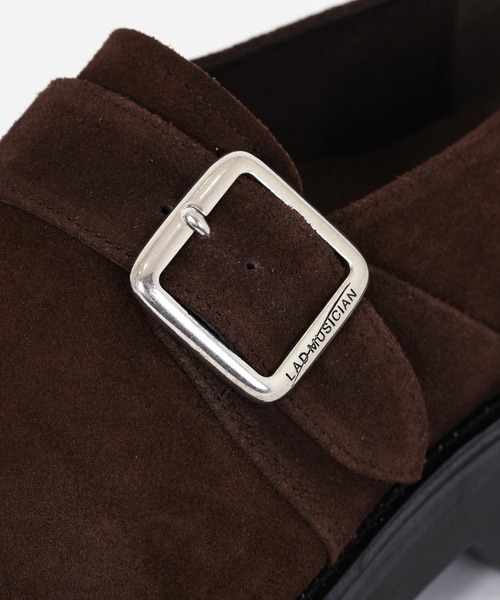 LAD MUSICIAN(ラッドミュージシャン)の「SUEDE MONK STRAP SHOES(ドレスシューズ・メンズ・ダークブラウン・42/44)」の5枚目の写真