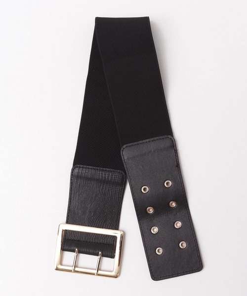 カヤ(カヤ)の「【カヤ】四角乃革帯ベルト(ベルト・レディース・ブラウン/ブラック・FREE)」の3枚目の写真