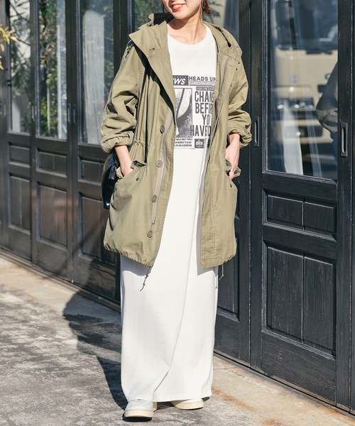 Spick & Span（スピックアンドスパン）の「LOT No.SMPL-006 ARMY COAT（ミリタリージャケット・レディース・その他8/カーキ・36/38）」の5枚目の写真