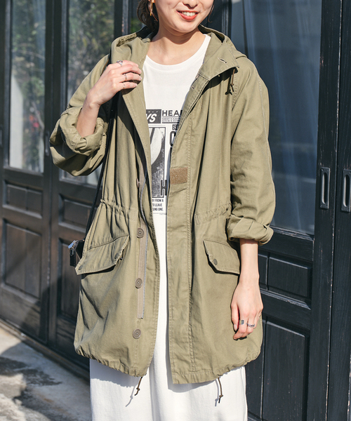 Spick & Span（スピックアンドスパン）の「LOT No.SMPL-006 ARMY COAT（ミリタリージャケット・レディース・その他8/カーキ・36/38）」の7枚目の写真