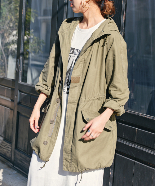 Spick & Span（スピックアンドスパン）の「LOT No.SMPL-006 ARMY COAT（ミリタリージャケット・レディース・その他8/カーキ・36/38）」の8枚目の写真