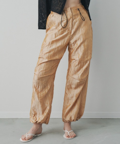 Unitage（ユニテージ）の「ボリュームワークパンツ（カーゴパンツ・レディース・オレンジ/ブラック・FREE）」の5枚目の写真