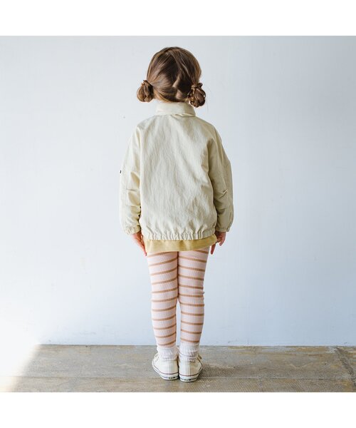 p.premier（ピードットプルミエ）の「イロチ買いしたいシンプルリブスパッツ（その他パンツ・キッズ・ブルー/グレー/アイボリー/ブラウン/グリーン/ピンク・70/80/90/100/110/120）」の8枚目の写真