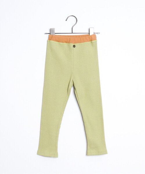 p.premier（ピードットプルミエ）の「イロチ買いしたいシンプルリブスパッツ（その他パンツ・キッズ・ブルー/グレー/アイボリー/ブラウン/グリーン/ピンク・70/80/90/100/110/120）」の17枚目の写真