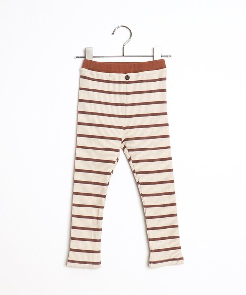 p.premier（ピードットプルミエ）の「イロチ買いしたいシンプルリブスパッツ（その他パンツ・キッズ・ブルー/グレー/アイボリー/ブラウン/グリーン/ピンク・70/80/90/100/110/120）」の18枚目の写真