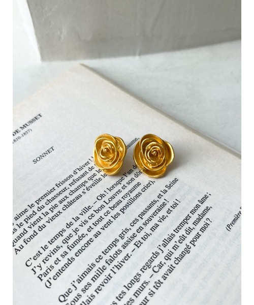 JUMELLE(ジュメロ)の「rose gold pierce(ピアス(両耳用)・レディース・ゴールド・FREE)」の8枚目の写真
