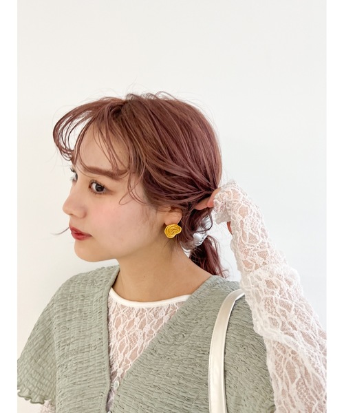 JUMELLE(ジュメロ)の「rose gold pierce(ピアス(両耳用)・レディース・ゴールド・FREE)」の4枚目の写真