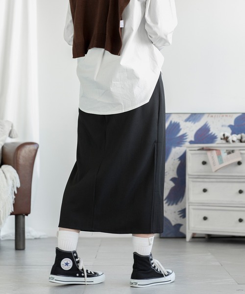 aimoha(アイモハ)の「スリットAラインスカート(スカート・レディース・グレー/ブラック・SMALL/MEDIUM/LARGE)」の10枚目の写真