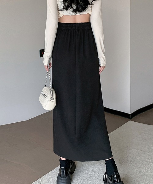 aimoha(アイモハ)の「スリットAラインスカート(スカート・レディース・グレー/ブラック・SMALL/MEDIUM/LARGE)」の21枚目の写真