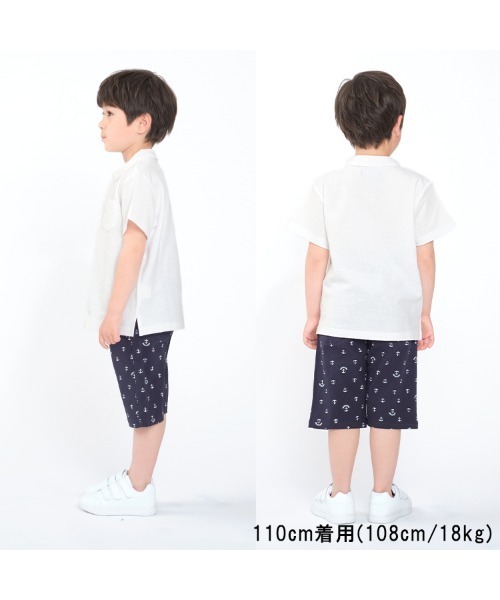 Moujonjon（ムージョンジョン）の「鹿の子半袖白ポロシャツ（ポロシャツ・キッズ・ホワイト・100/110/120/130/140/150/160）」の10枚目の写真