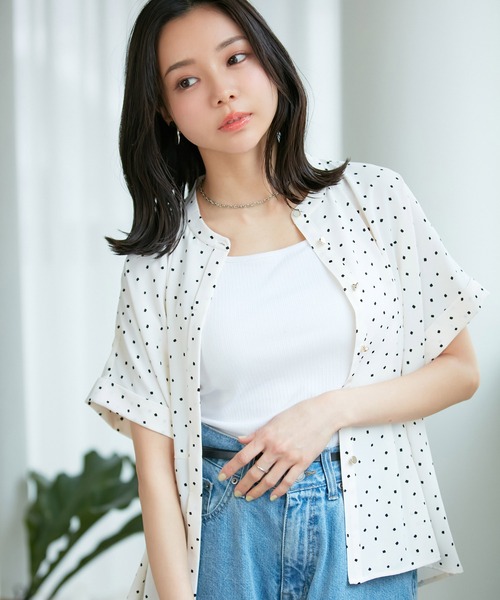 VIS(ビス)の「【WEB限定】【追加】ウエストタックブラウス(シャツ/ブラウス・レディース・ブラック系その他/キナリ/サックスブルー/ホワイト系その他5/ブラック/オフホワイト・FREE)」の11枚目の写真