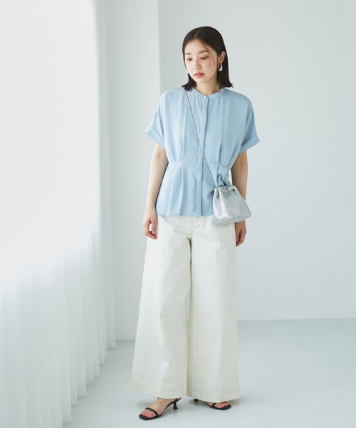 WEB限定】【追加】ウエストタックブラウス（シャツ/ブラウス）｜VIS