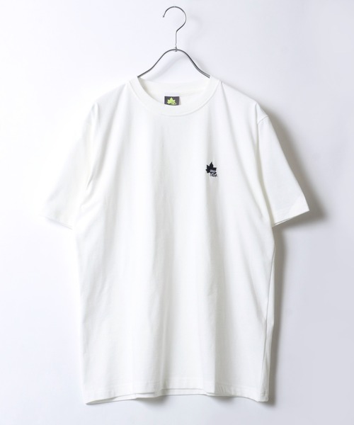 LOGOS(ロゴス)の「LOGOS/ロゴス ワンポイントロゴ刺繍 半袖Tシャツ レディース メンズ(Tシャツ/カットソー・メンズ・ブルー/ホワイト/グレー/ベージュ/カーキ/サックスブルー/ブラック/オレンジ・M/L/LL)」の9枚目の写真