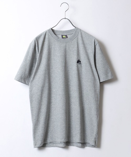 LOGOS(ロゴス)の「LOGOS/ロゴス ワンポイントロゴ刺繍 半袖Tシャツ レディース メンズ(Tシャツ/カットソー・メンズ・ブルー/ホワイト/グレー/ベージュ/カーキ/サックスブルー/ブラック/オレンジ・M/L/LL)」の11枚目の写真