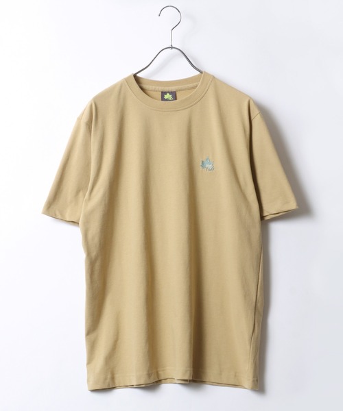 セール】LOGOS/ロゴス ワンポイントロゴ刺繍 半袖Tシャツ