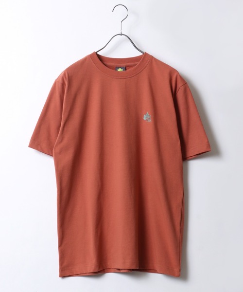 LOGOS(ロゴス)の「LOGOS/ロゴス ワンポイントロゴ刺繍 半袖Tシャツ レディース メンズ(Tシャツ/カットソー・メンズ・ブルー/ホワイト/グレー/ベージュ/カーキ/サックスブルー/ブラック/オレンジ・M/L/LL)」の14枚目の写真