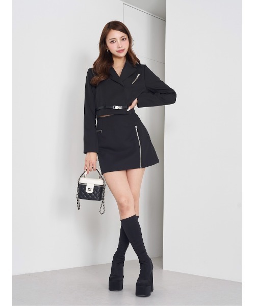 ダーリッチ ウエストベルトプリンセスラインコート Darich ウエスト