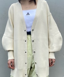 THINGS THAT MATTER | FRONT SNAP BIG KNIT CARDIGAN / フロントスナップビッグニットカーディガン(カーディガン/ボレロ)