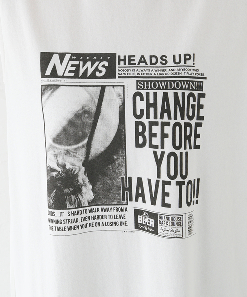 Spick & Span(スピックアンドスパン)の「ニュースプリントノースリーブワンピース(ワンピース・レディース・ホワイト・FREE)」の13枚目の写真