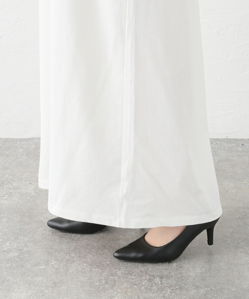 Spick & Span(スピックアンドスパン)の「ニュースプリントノースリーブワンピース(ワンピース・レディース・ホワイト・FREE)」の14枚目の写真