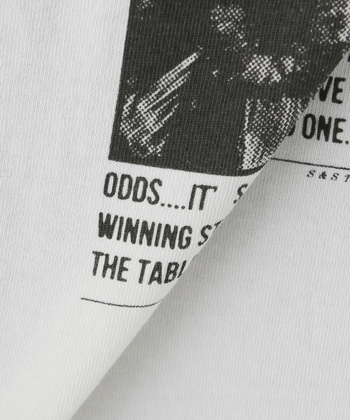 Spick & Span(スピックアンドスパン)の「ニュースプリントノースリーブワンピース(ワンピース・レディース・ホワイト・FREE)」の17枚目の写真