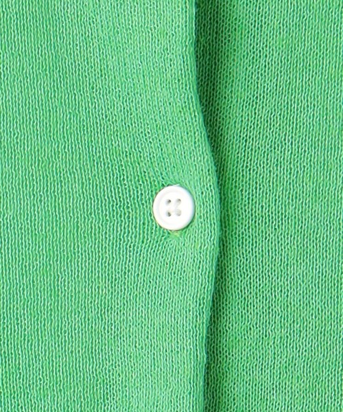 green label relaxing（グリーンレーベルリラクシング）の「シアーニット ボリュームスリーブ カーディガン 100cm-130cm（カーディガン/ボレロ・キッズ・オフホワイト/ケリー・XS110/S130）」の8枚目の写真