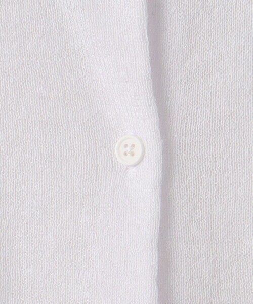 green label relaxing（グリーンレーベルリラクシング）の「シアーニット ボリュームスリーブ カーディガン 100cm-130cm（カーディガン/ボレロ・キッズ・オフホワイト/ケリー・XS110/S130）」の11枚目の写真