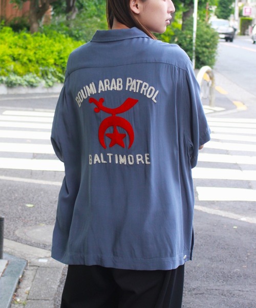 C.E.L.STORE(セルストア)の「DAN RIVER / ダンリバー BOWLING SHIRT ボーリングシャツ(シャツ/ブラウス・メンズ・ブラック/グレー・LARGE/MEDIUM)」の2枚目の写真