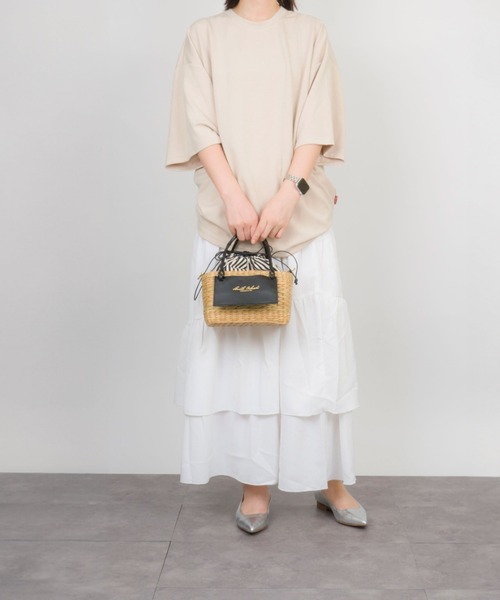 ANITA BILARDI(アニタビラルディ)の「【ANITA BILARDI/アニタビラルディ】かごバッグ PANDORA LITTLE(かごバッグ・レディース・ベージュ×ブラック・FREE)」の14枚目の写真