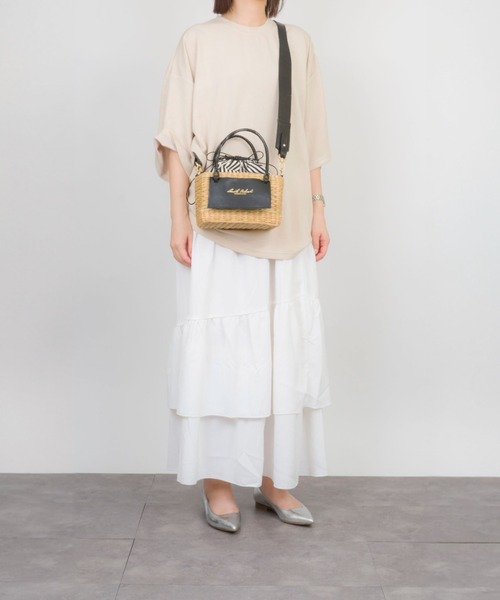 ANITA BILARDI(アニタビラルディ)の「【ANITA BILARDI/アニタビラルディ】かごバッグ PANDORA LITTLE(かごバッグ・レディース・ベージュ×ブラック・FREE)」の18枚目の写真