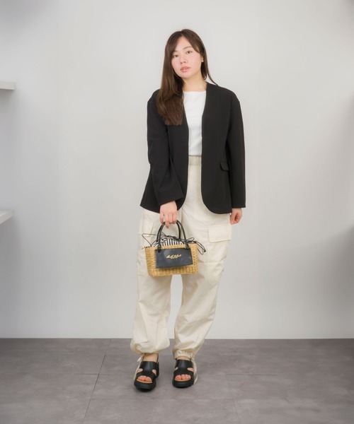 ANITA BILARDI(アニタビラルディ)の「【ANITA BILARDI/アニタビラルディ】かごバッグ PANDORA LITTLE(かごバッグ・レディース・ベージュ×ブラック・FREE)」の10枚目の写真