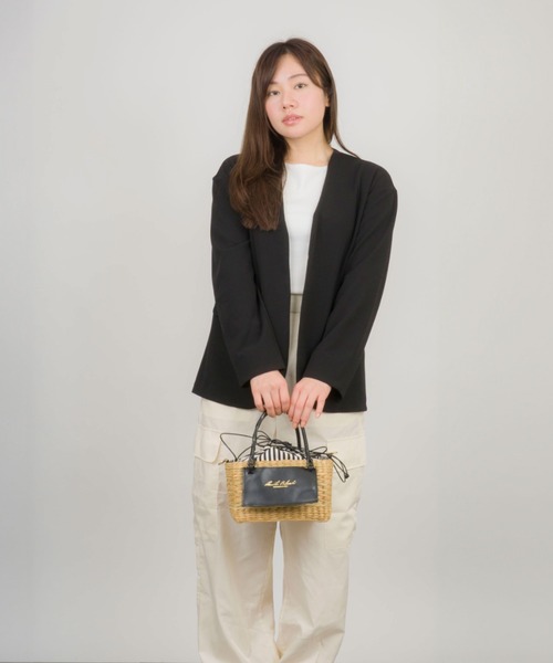 ANITA BILARDI(アニタビラルディ)の「【ANITA BILARDI/アニタビラルディ】かごバッグ PANDORA LITTLE(かごバッグ・レディース・ベージュ×ブラック・FREE)」の6枚目の写真