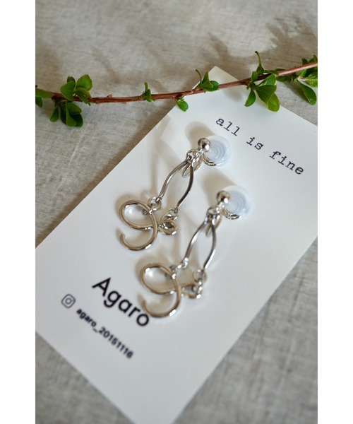 tone(トーン)の「【Agaro】No.409e イヤリング(MA)(イヤリング・レディース・シルバー/その他1/その他2/その他3/シルバー系2/その他4・FREE)」の9枚目の写真