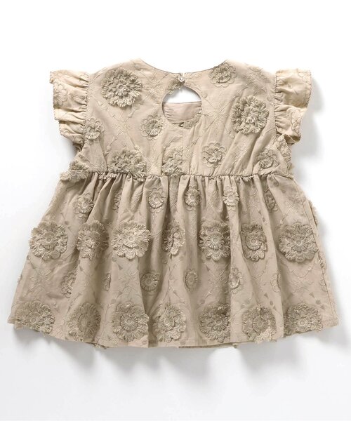 BREEZE(ブリーズ)の「【リンク】クロシェ編みチュニック(チュニック・キッズ・オフホワイト/ベージュ・100/130/120/110/90/80/140)」の12枚目の写真