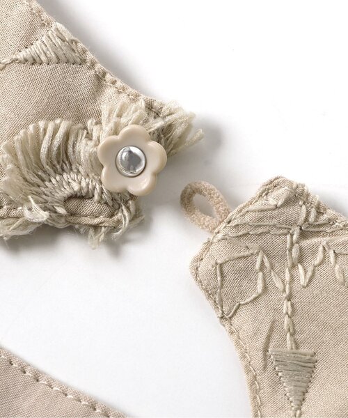 BREEZE(ブリーズ)の「【リンク】クロシェ編みチュニック(チュニック・キッズ・オフホワイト/ベージュ・100/130/120/110/90/80/140)」の18枚目の写真