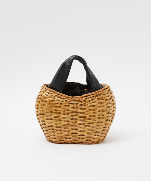 VIOLAd'ORO（ヴィオラドーロ）の「【VIOLAd'ORO】MIRO　カゴバッグ（トートバッグ・レディース・ブラック・フリー）」の2枚目の写真