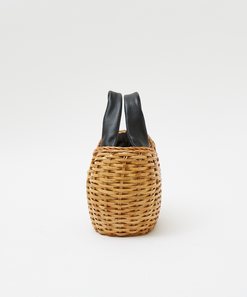 VIOLAd'ORO（ヴィオラドーロ）の「【VIOLAd'ORO】MIRO　カゴバッグ（トートバッグ・レディース・ブラック・フリー）」の3枚目の写真